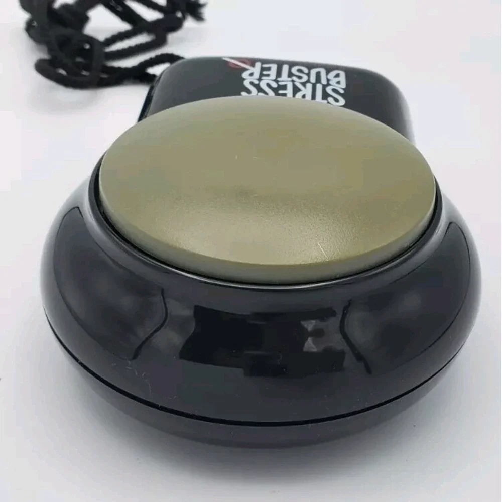 VTG Stress Buster Massage Vibrator Handheld Battery Big Button Back Chair Tested
